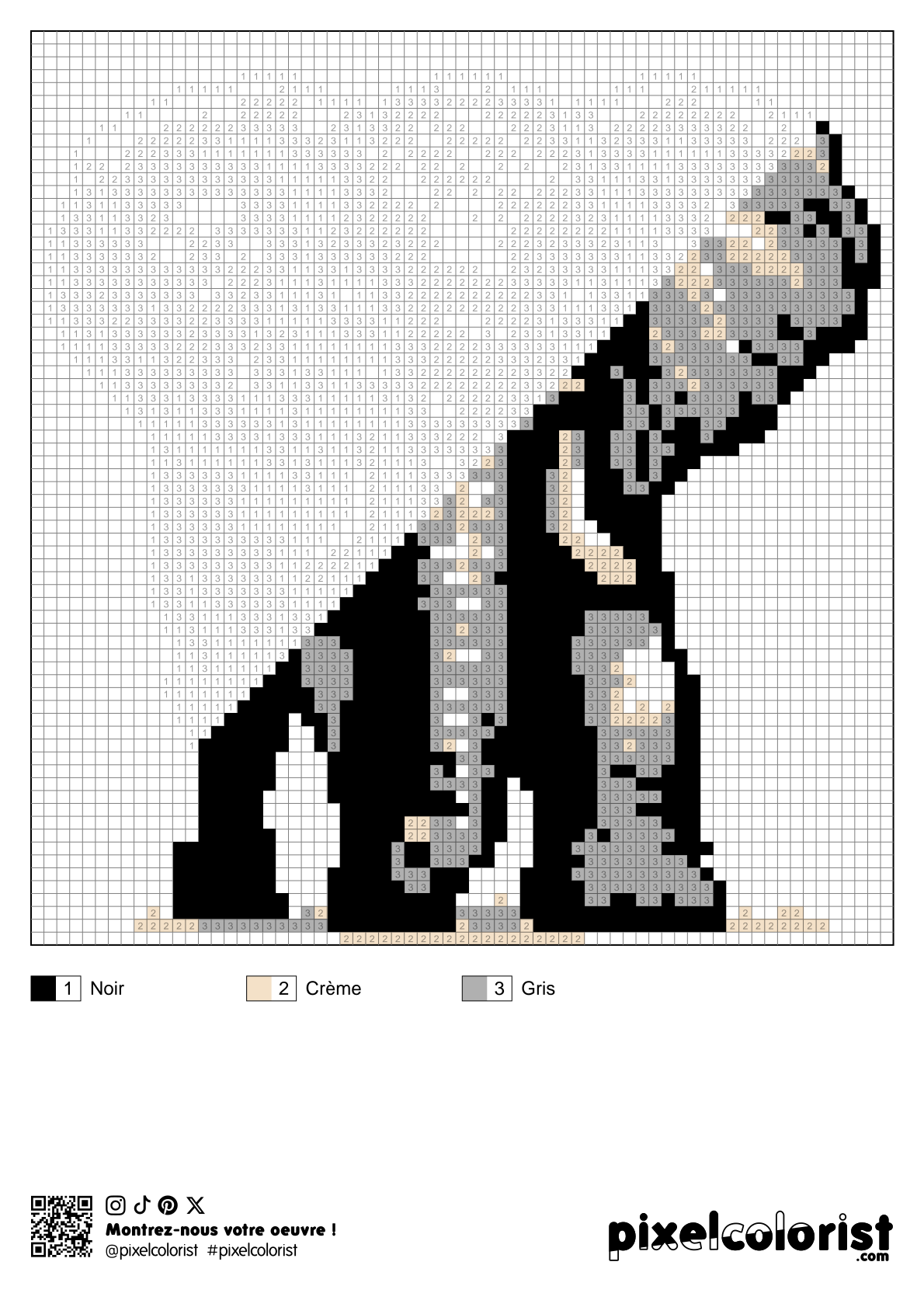 Coloriage %s pour adulte à imprimer (numérotés)