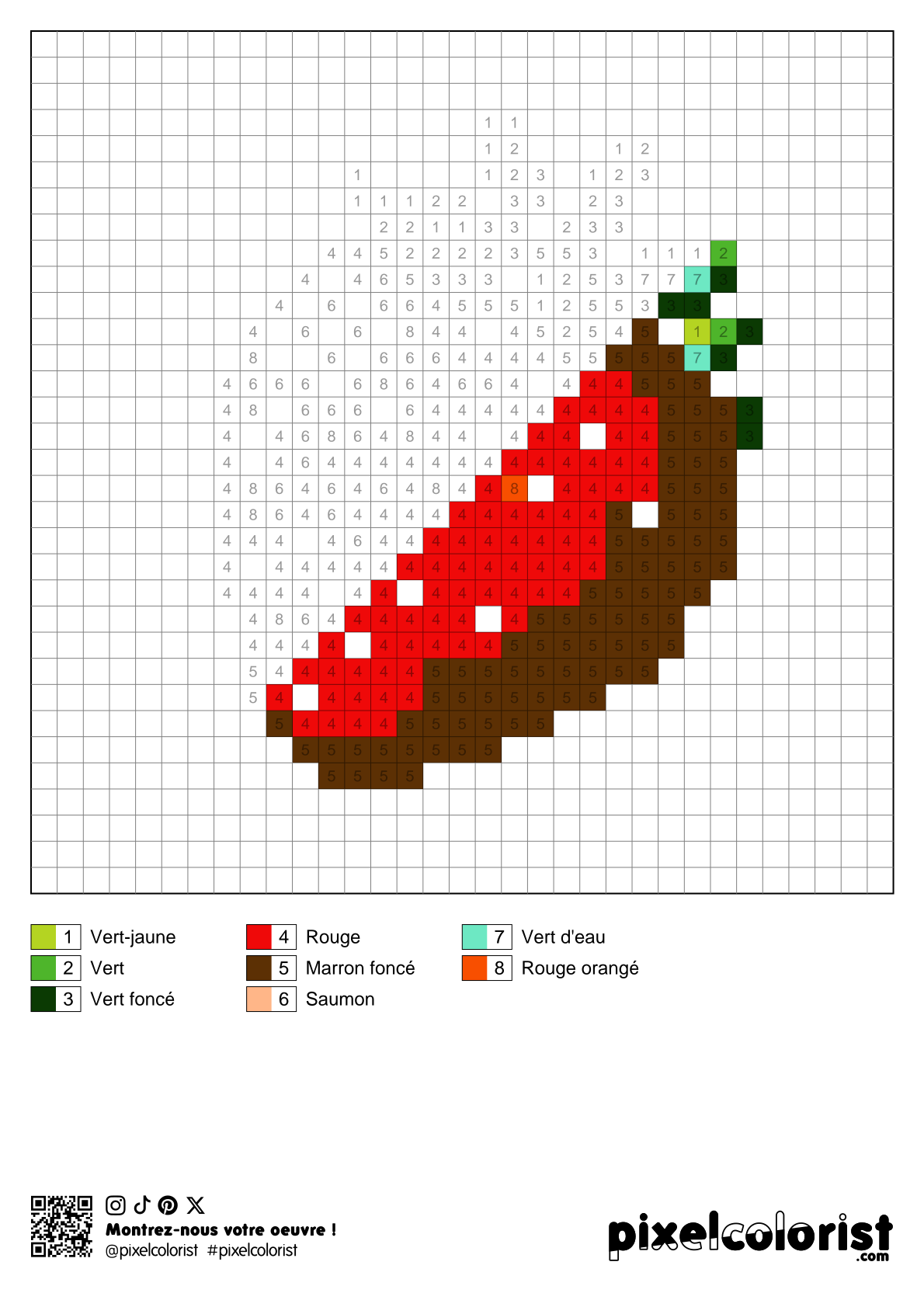 Coloriage %s pour adulte à imprimer (numérotés)