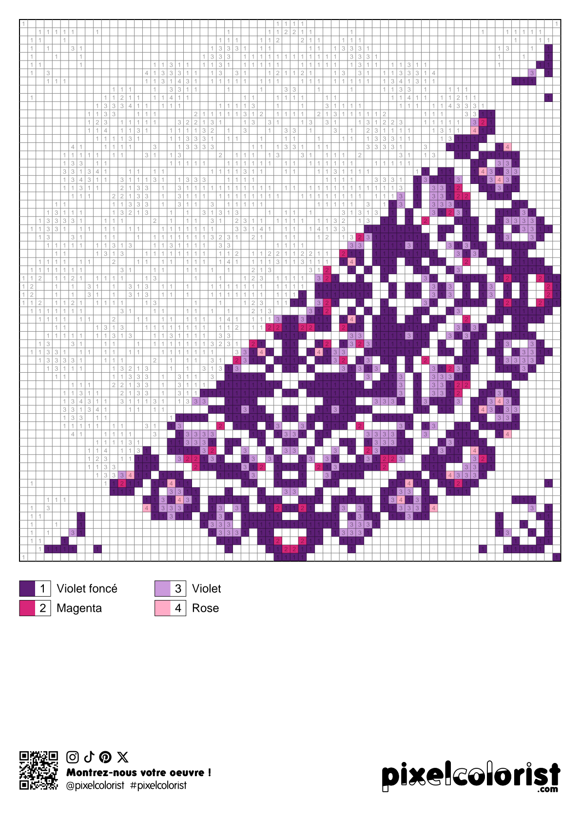 Coloriage %s pour adulte à imprimer (numérotés)