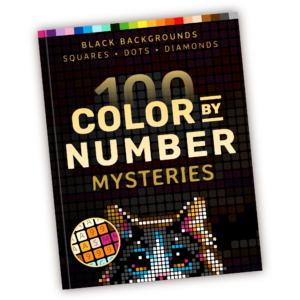 Coloriage 100 Color by Number Mysteries pour adulte à imprimer (numérotés)