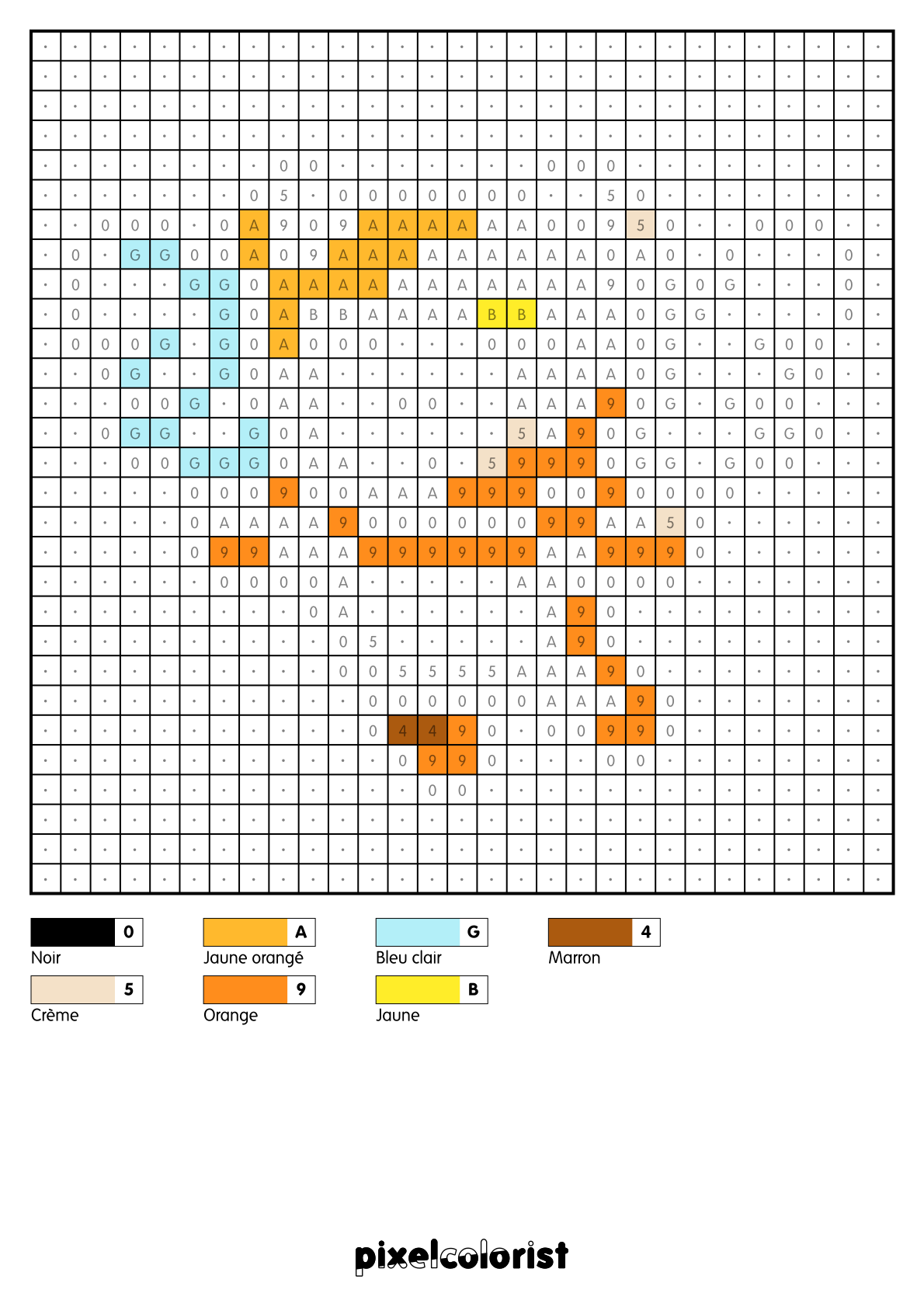 Coloriage %s pour adulte à imprimer (numérotés)