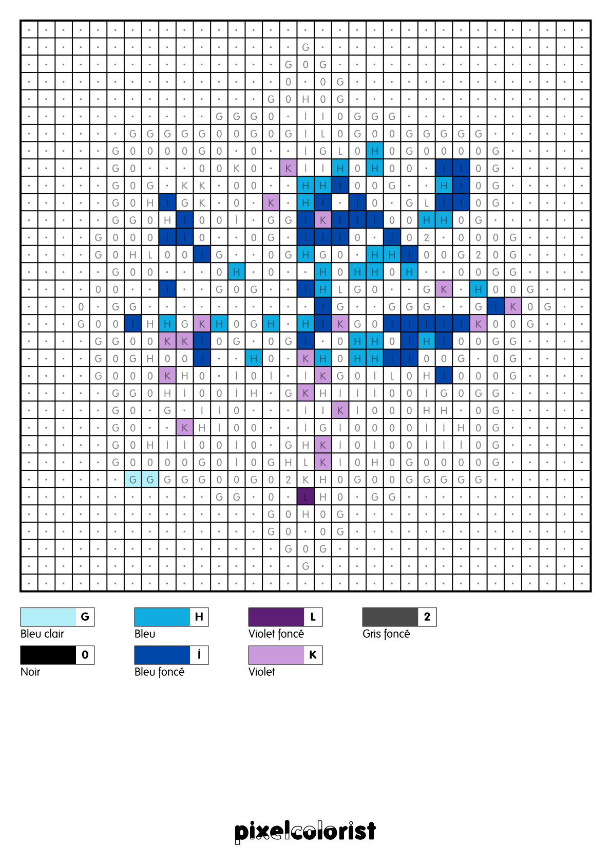 Coloriage %s pour adulte à imprimer (numérotés)