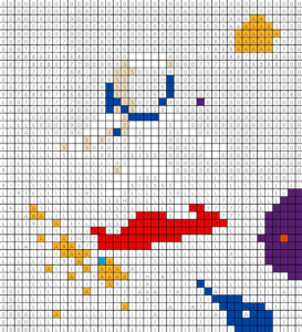 Coloriage Surfeur cosmique pour adulte à imprimer (numérotés)