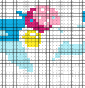 Coloriage Cornet de glace pour adulte à imprimer (numérotés)