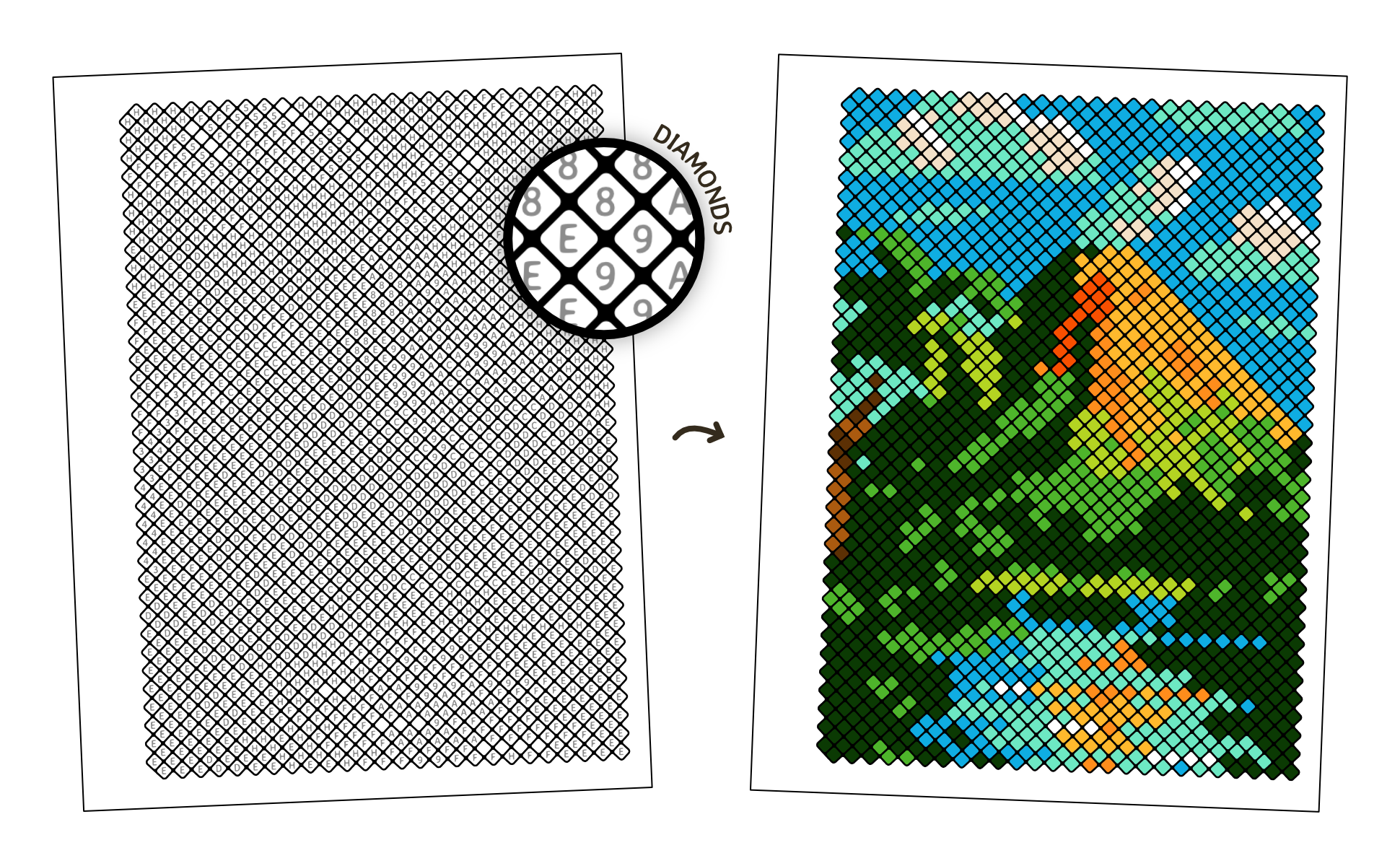100 Color by Number Mysteries: Color by Number Book - Pixelcolorist