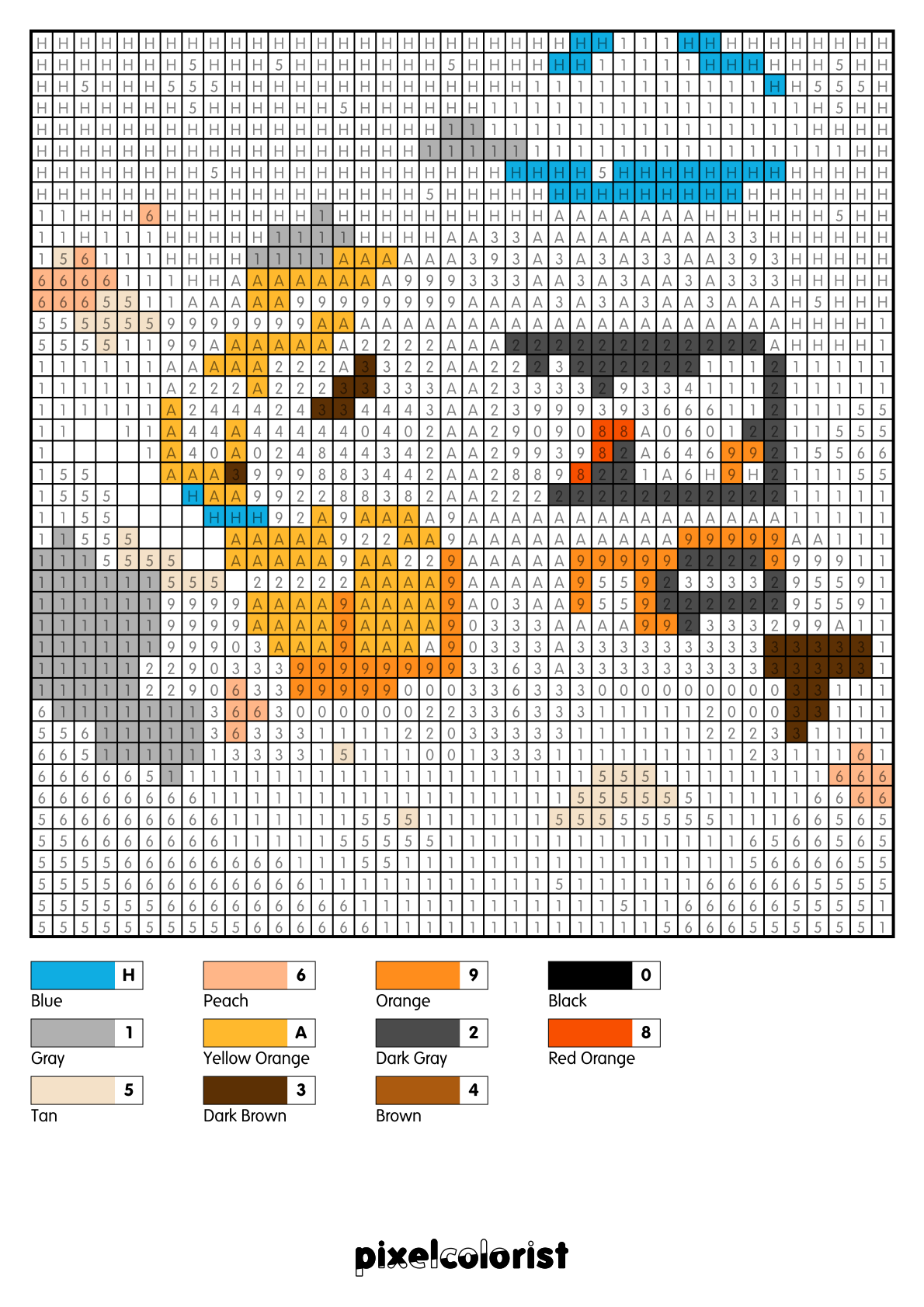 Flying School Bus free Color by Number for adults PDF page