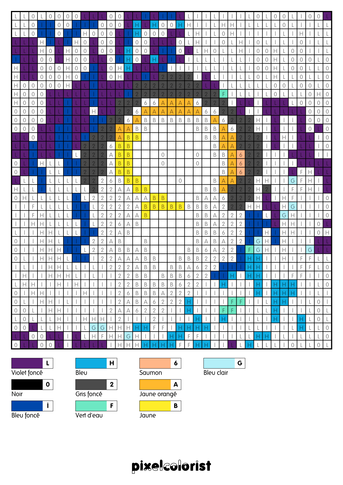 Coloriage Esprit de la grotte de cristal pour adulte à imprimer (numérotés)