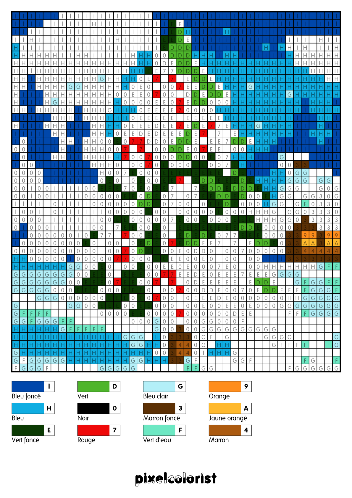 Coloriage Sapin et sucres d&rsquo;orge pour adulte à imprimer (numérotés)